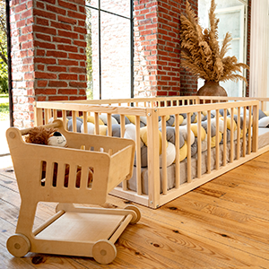 Montessori Floor Bed Frame Sturdy Modern Design