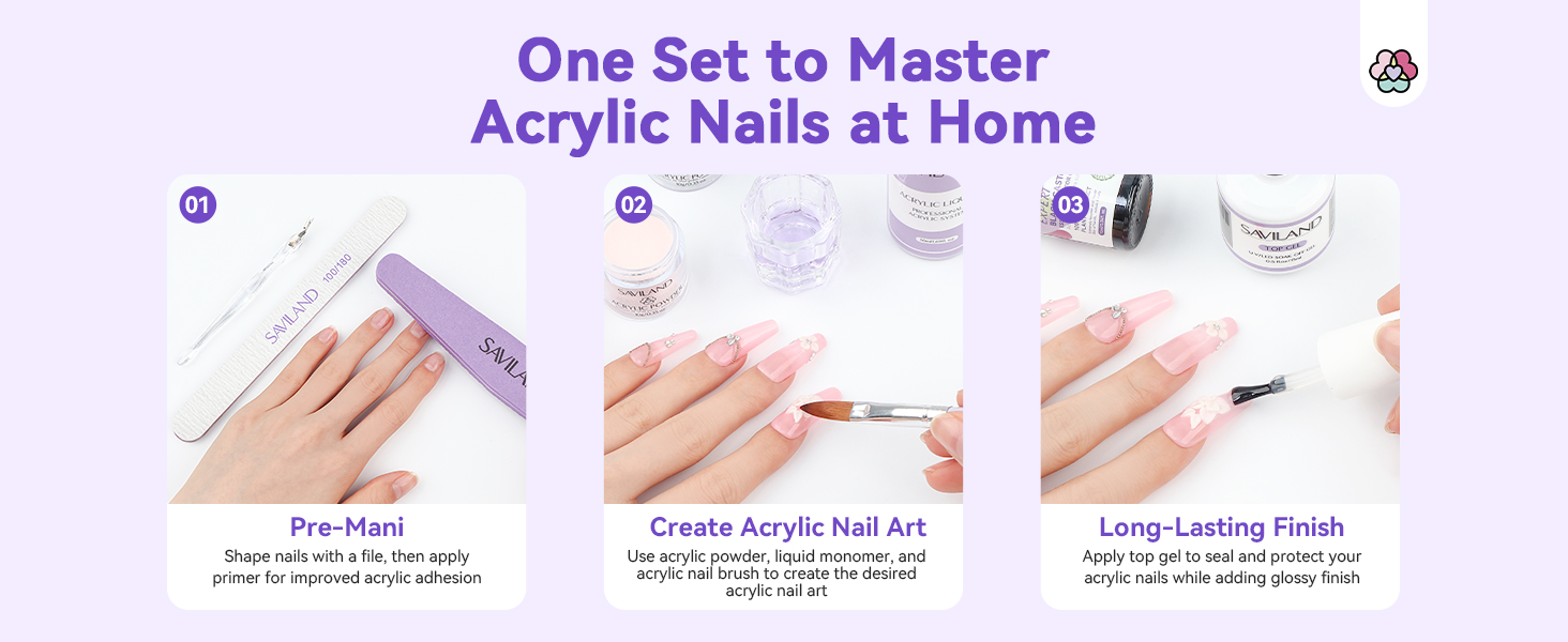 acrylic nail kit