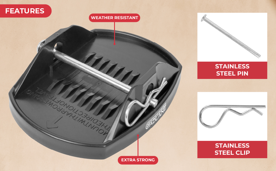 GADLANE Caravan Feet Jack Caravan Feet Pads to Stabilise and Prevents