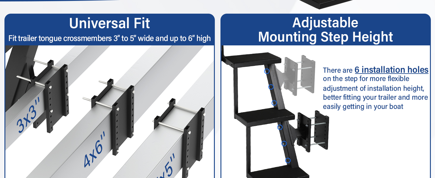 boat steps for trailer