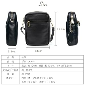 Amazon | [OCTOLI] スマホショルダー 本革 スマホ