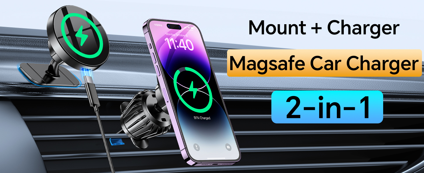 Magsafe Car Mount Charger