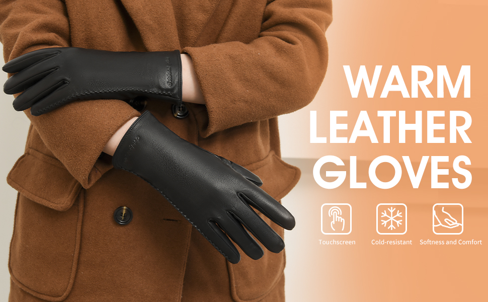 leather gloves