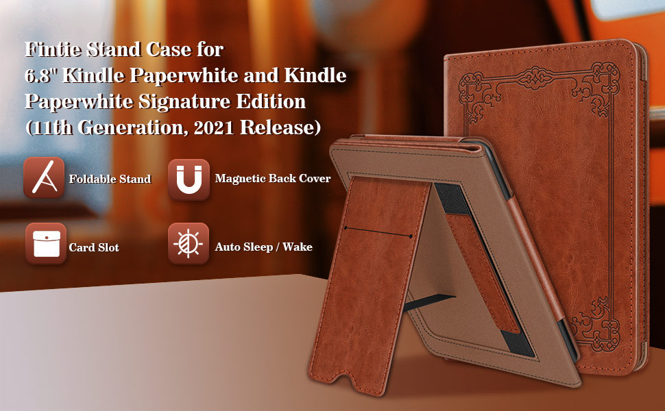 Kindle 本体 Fintieケースセット Fintie Stand Case for 6.8