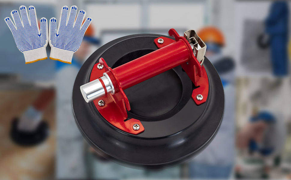 SDRTOP 9Inch Glass Suckers Lifters Vacuum Suction Cups Heavy Duty