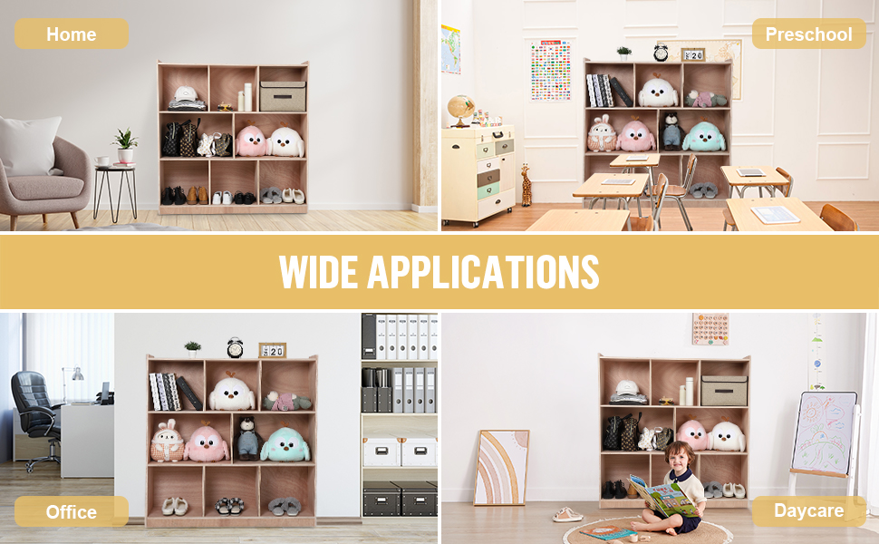 ProMaintain 8Section Classroom Storage Locker, 8 Cubbies