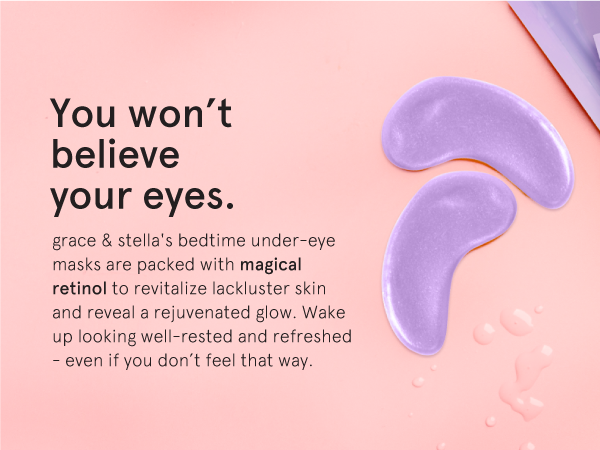 grace & stella purple under eye masks