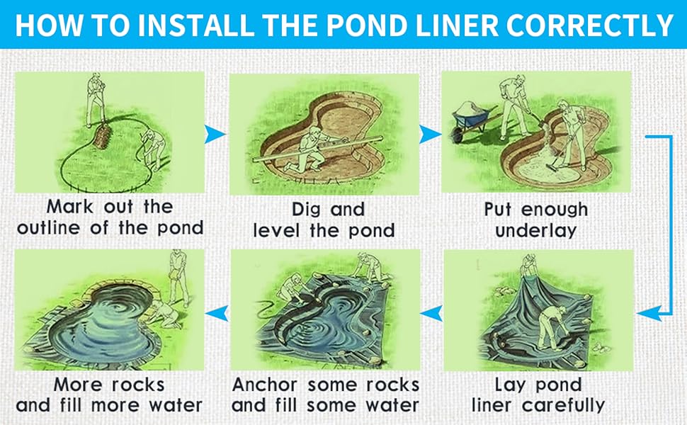 20x20FT pond liner