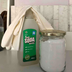  500ml Liquid Soda Crystals Glass, Laundry, Oven, Greasy Stains