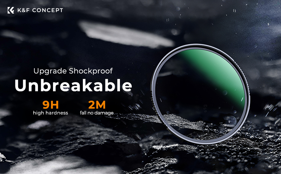 K&F Concept 67mm UV Filter Made of Tempered Glass, Ultraviolet Lens