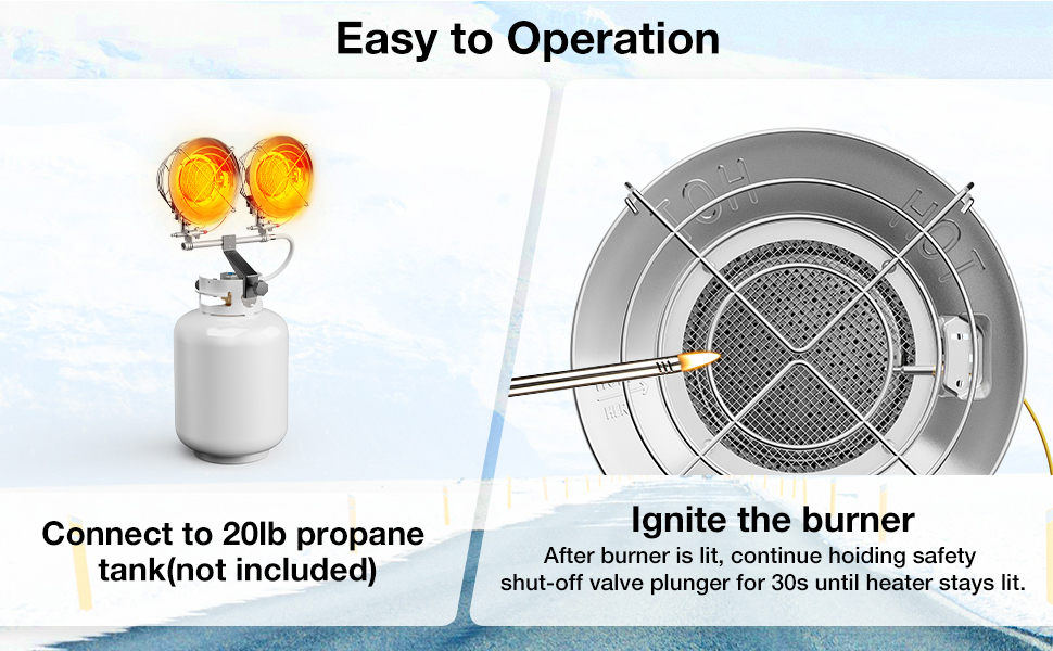 Tip-over Switch Propane Patio Heater