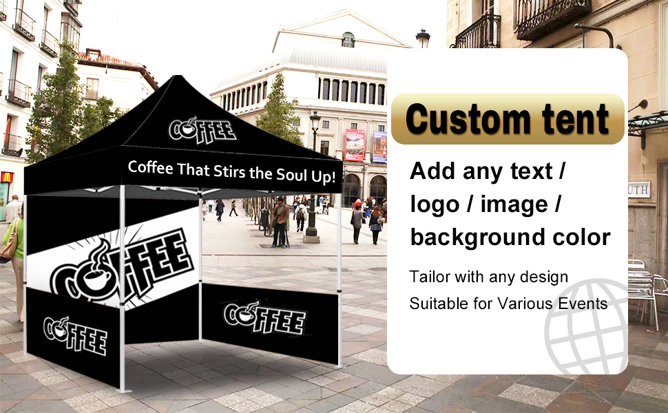 Custom Canopy Tent with Logo