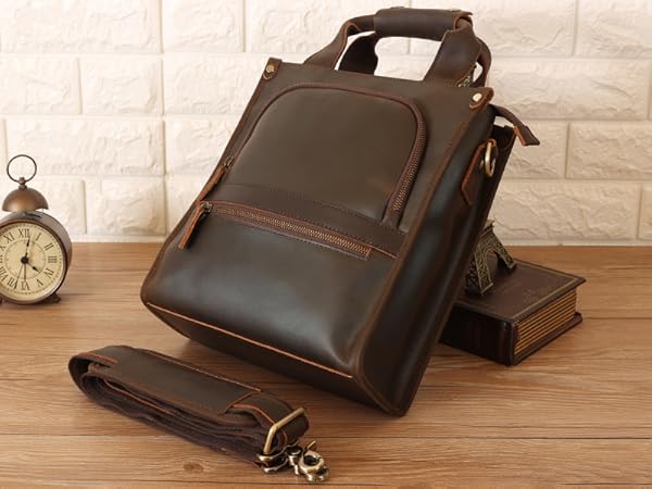 Amazon.com | Masa Kawa Leather Crossbody Shoulder Messenger