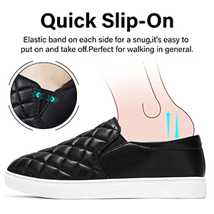 Womens slip on sneakers