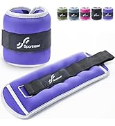 Sportneer Ankle Weights Wrist Weights Pair of 1/2/4/6/10 LBS for Men Women Kids Strength Training...