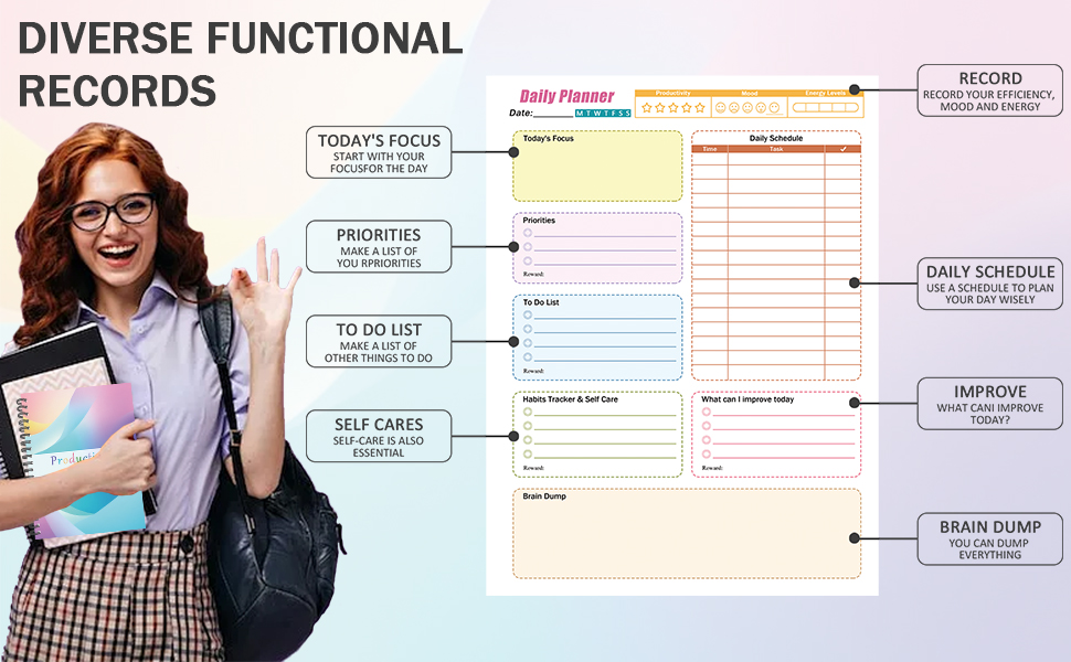 Productivity Daily Planner