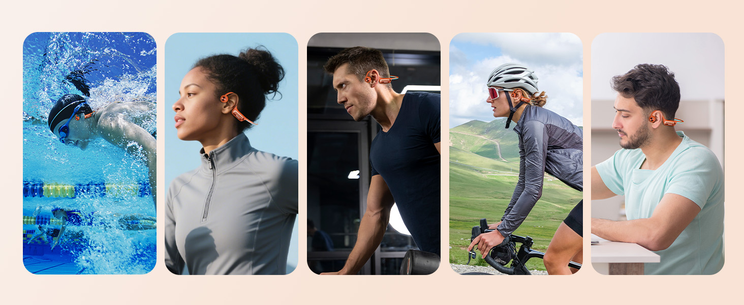 KIM HOST Open Ear Headphones