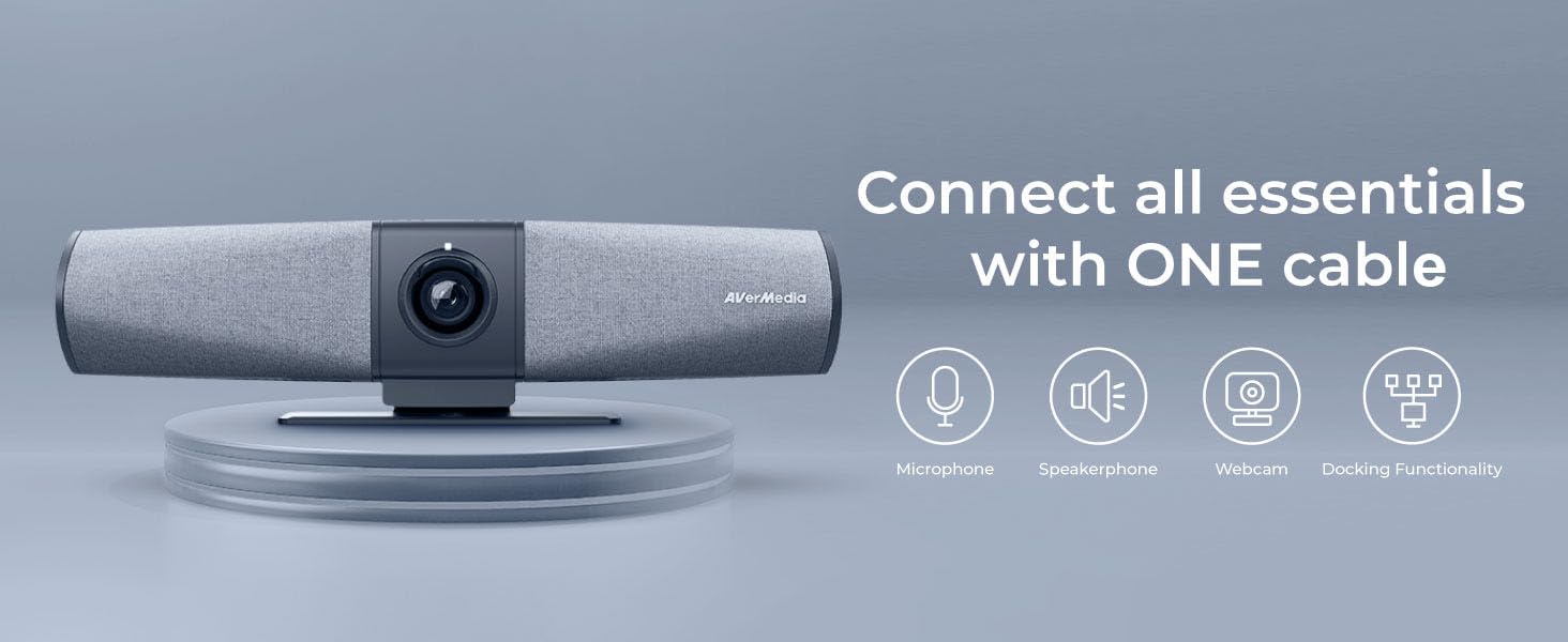Docking Speakerphone; omnidirectional speakerphone; conference room; omnidirectional microphone