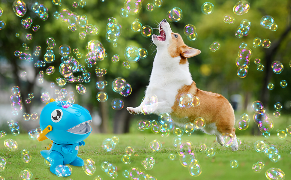 balnore Bubble Machine, Automatic Bubble Blower for Kids, Portable