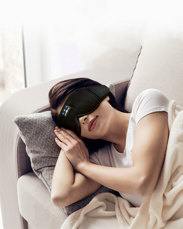 bluetooth sleep headphones sleeping eye music mask headband earbuds