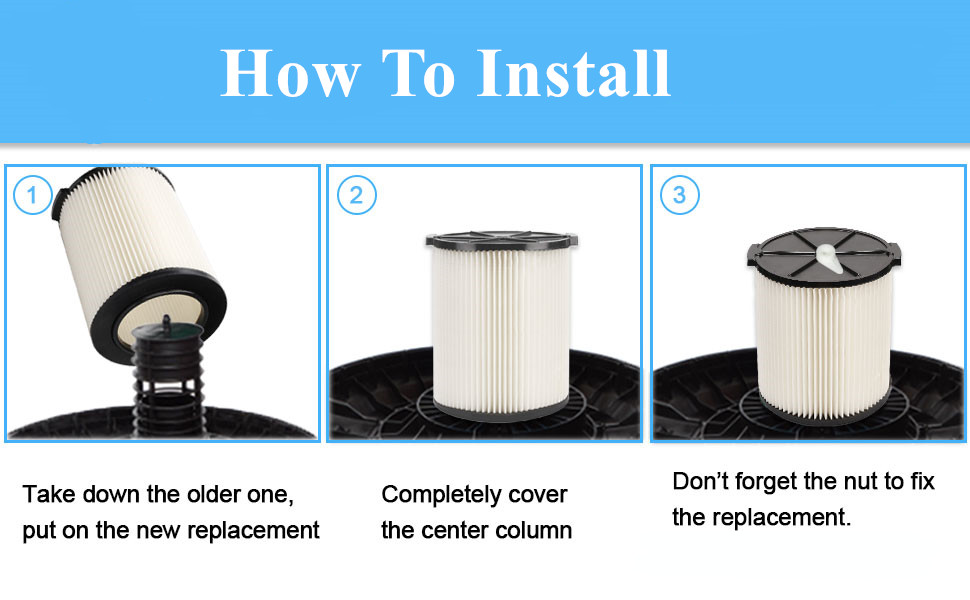 VF4000 Replacement Filter for 72947 Compatible with Wet Dry 520 Gal