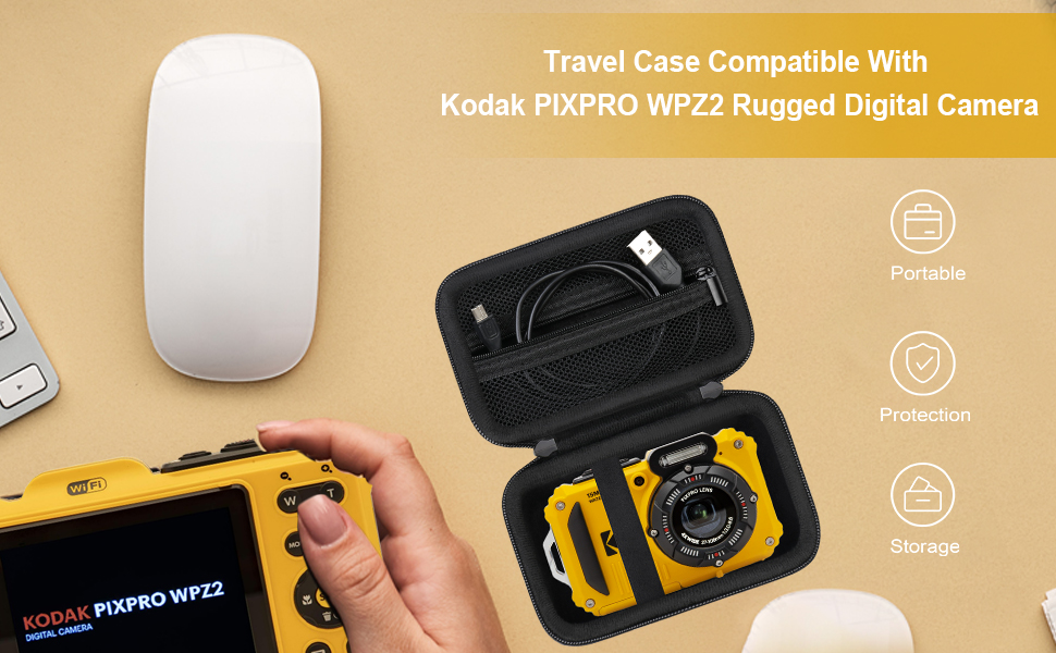 Supmay Hard Protective Case for Kodak PIXPRO WPZ2 Rugged