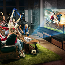 Projector with Bluetooth and WiFi