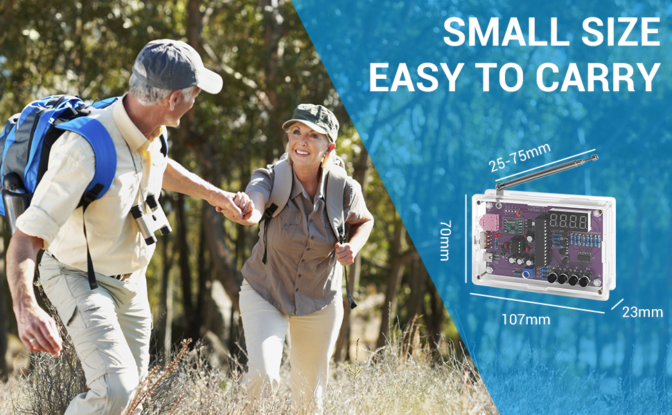 Icstation Soldering Practice Kit, FM Radio Kit Soldering Project DIY