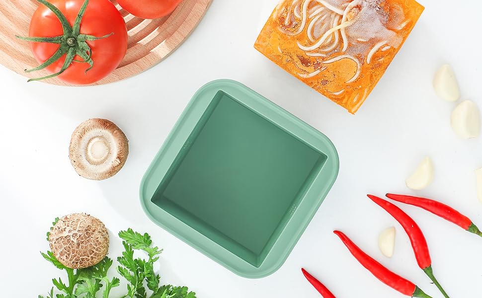 OOKIDOKI ExtraLarge Silicone lasagne leftover Freezing