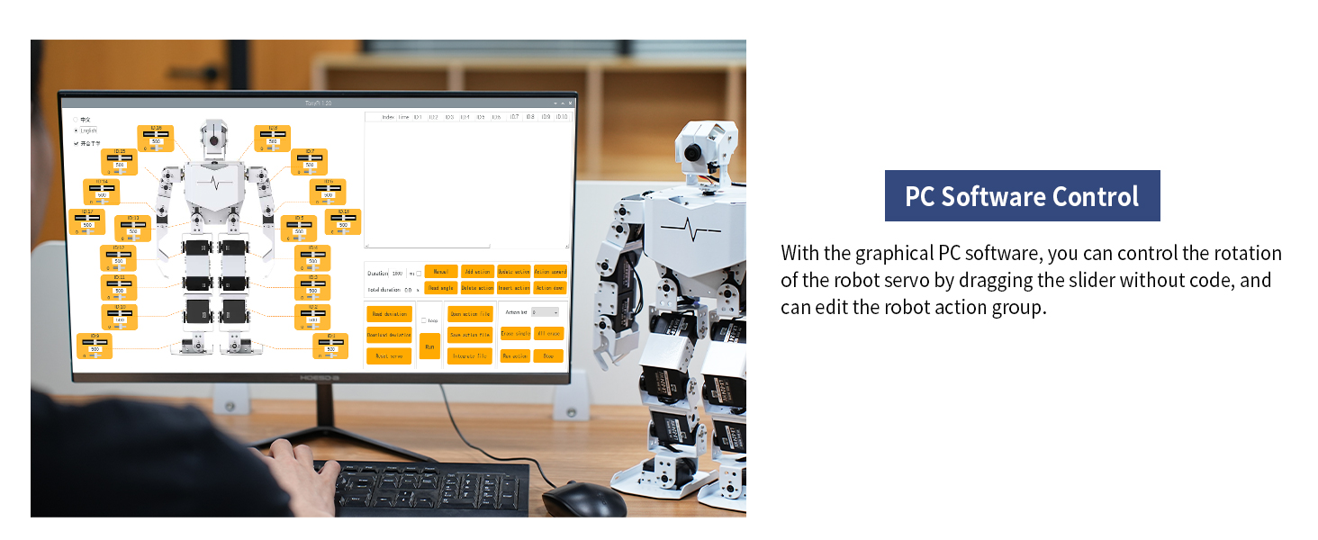 Amazon.com: HIWONDER AI Intelligent Visual Humanoid Robot for Raspberry ...