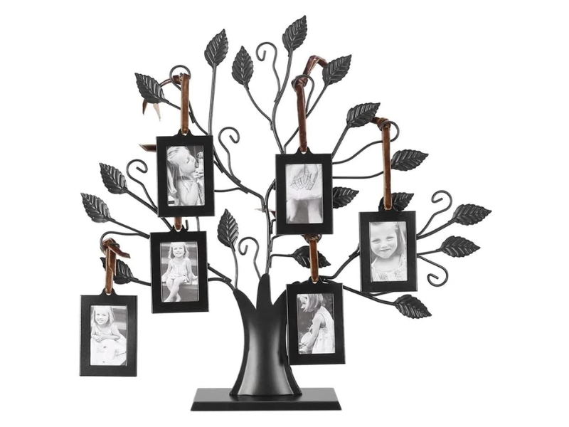 TRIXES Family Tree Photo Frame Multi Picture Frame With 6 Detachable