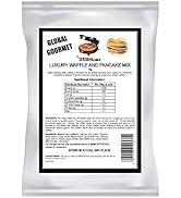 Global Gourmet Luxury Belgian Style Waffle & Pancake Mix 1KG – for Belgian & Liege Waffles Quick ...