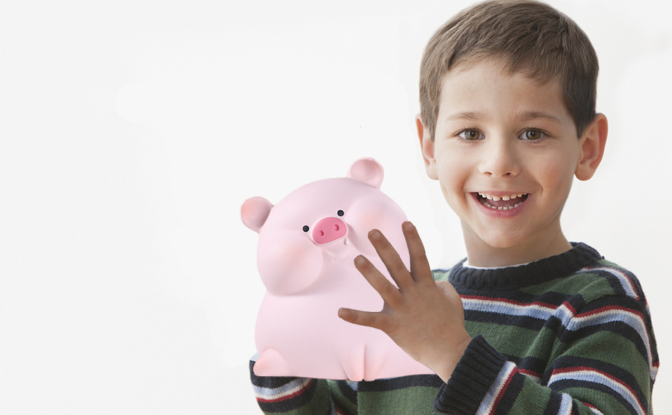 Piggy Bank, Cute Pig Piggy Bank, Unbreakable Money Bank