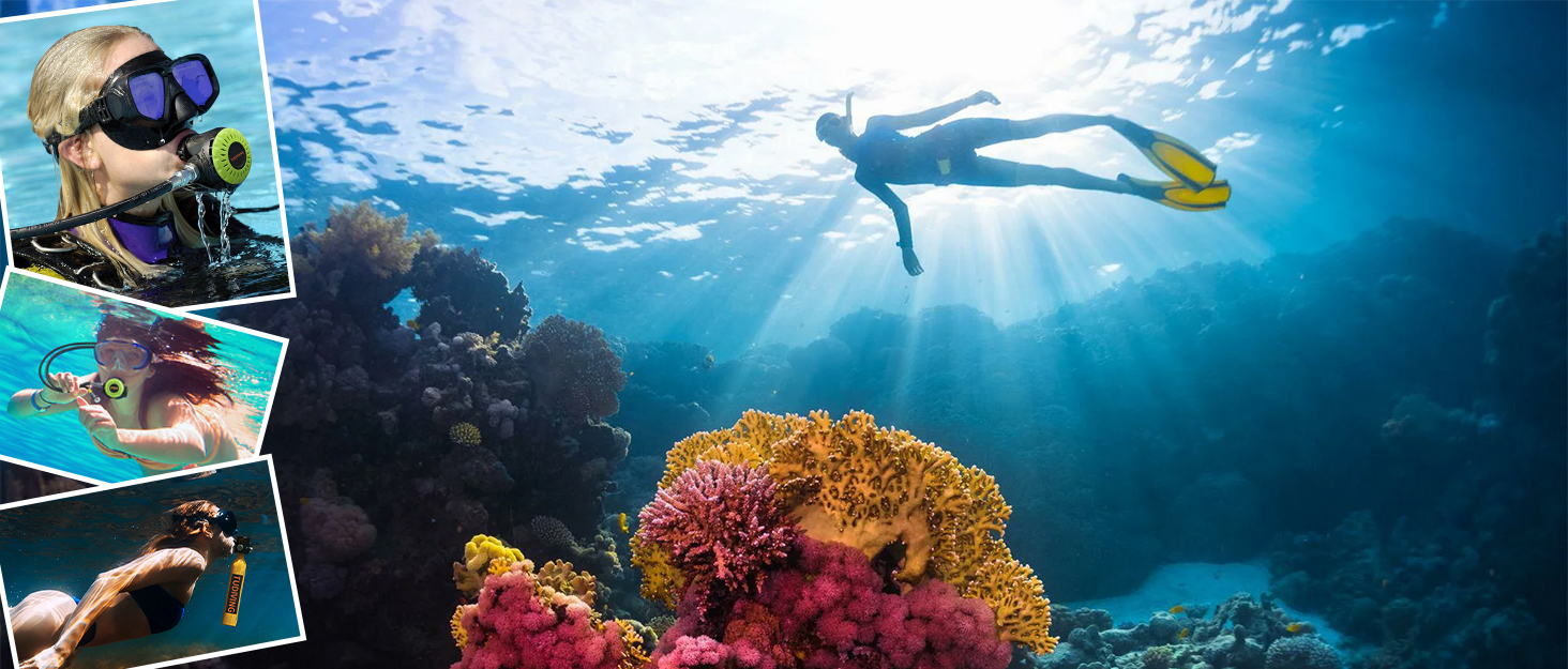 TUDIVINGUpgraded Scuba Diving Ventilator,Z270/Z500