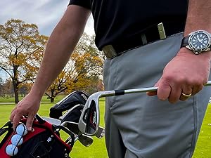 Golf ball holder bag accessories gift men stocking stuffers gadget women unique dad item snakebelly