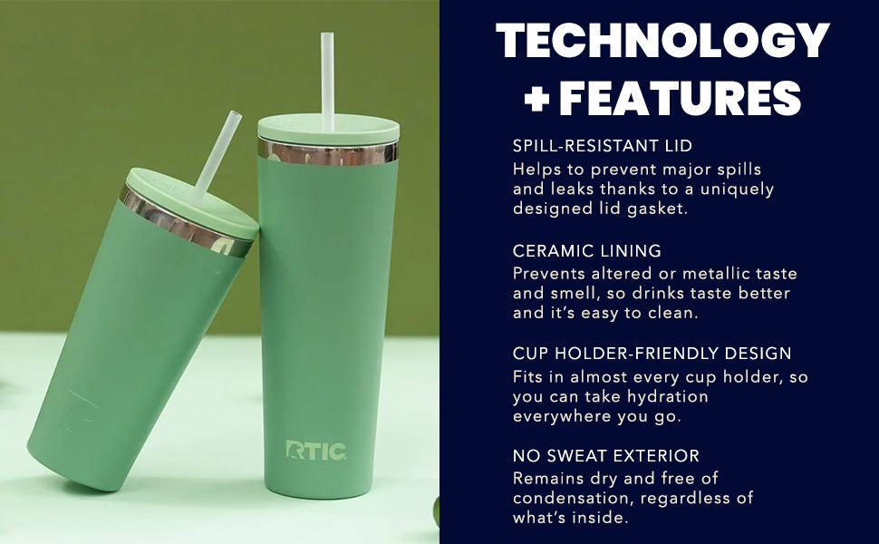 RTIC 28oz Everyday Tumbler Insulated Stainless Steel
