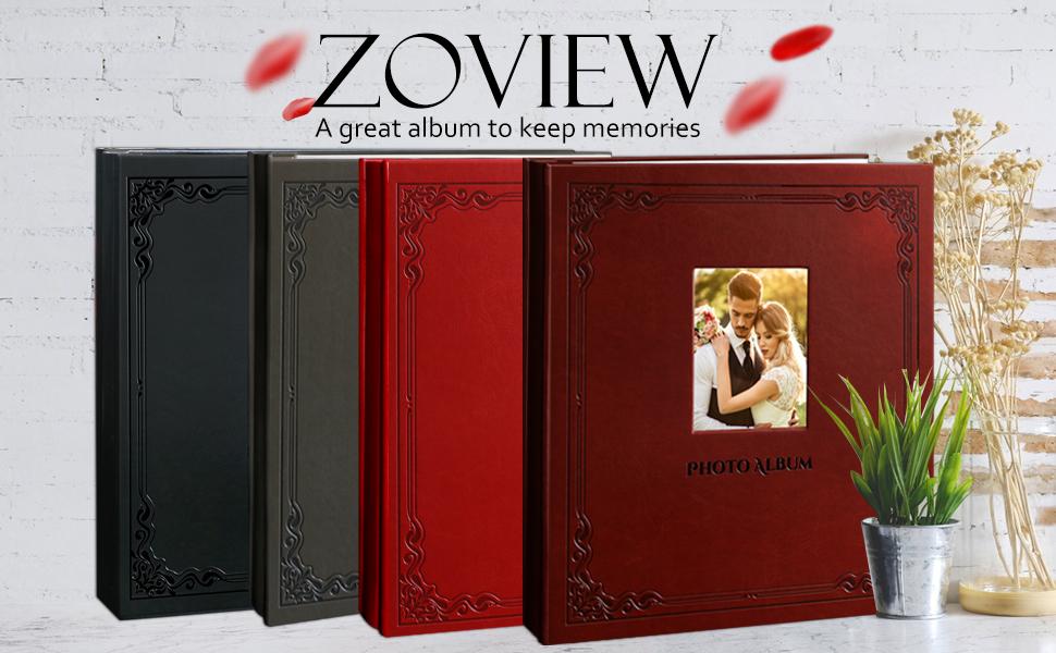 Zoview Art Photo Album Can Hold 3X5 4X6 5X7 6X8 8X10 Photos