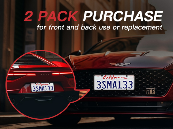 aujen license plate frame