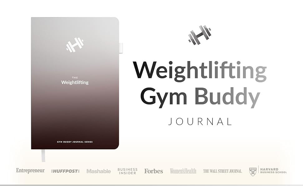 Weight training tracker, habit nest, weightlifting gym buddy journal