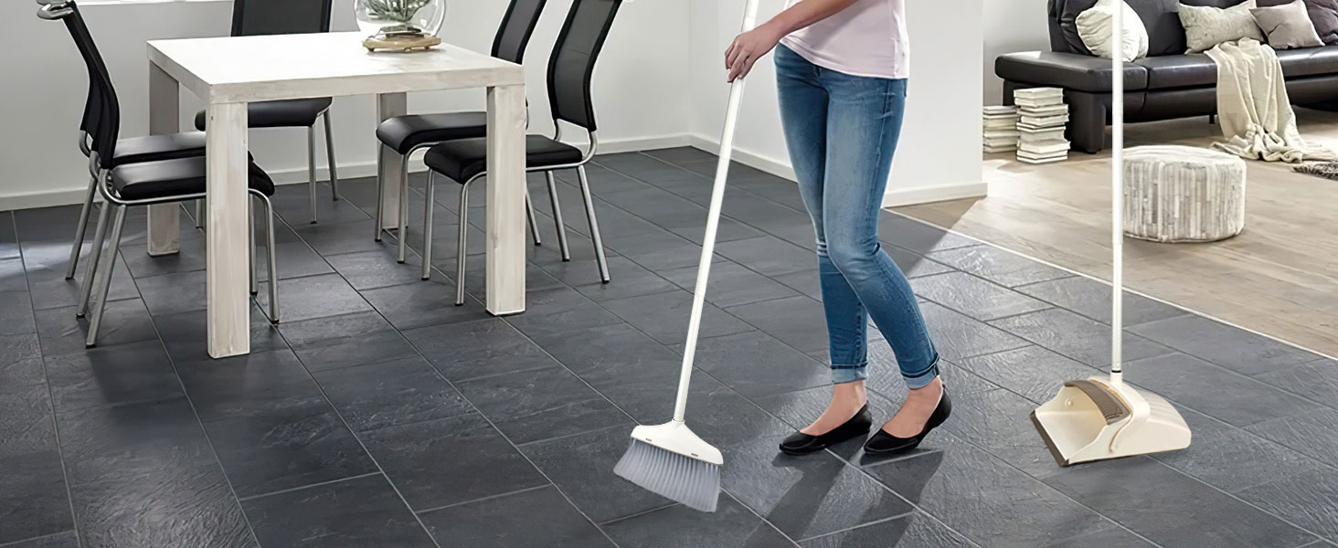 Broom and Dustpan Set for Clean