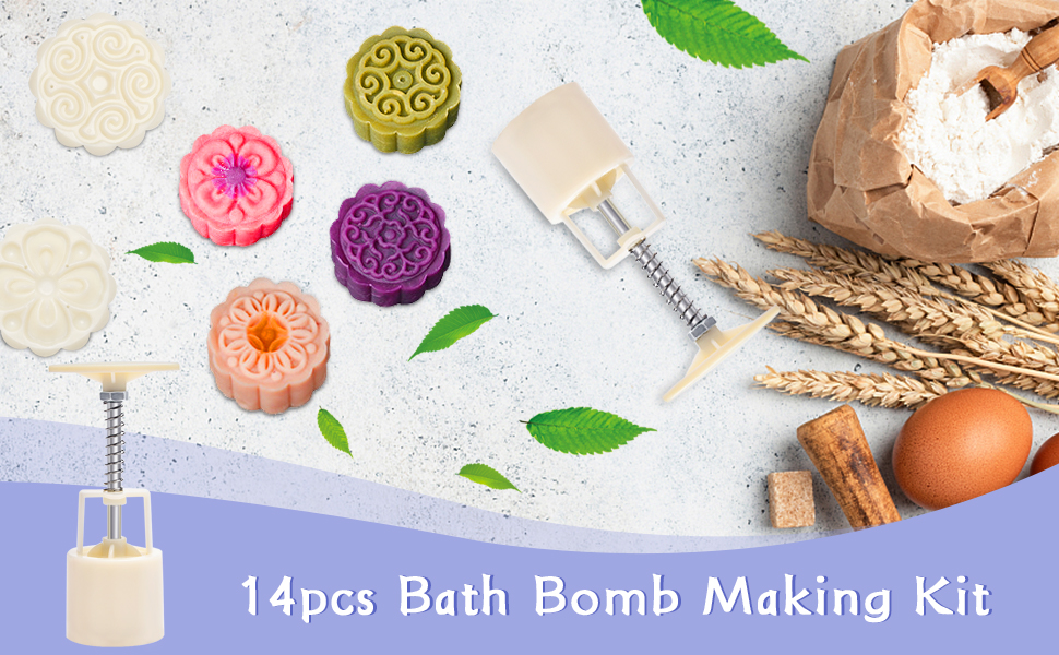 Bath Bomb Mold Kit Akamino 2 Pieces Bath Bombs Press with