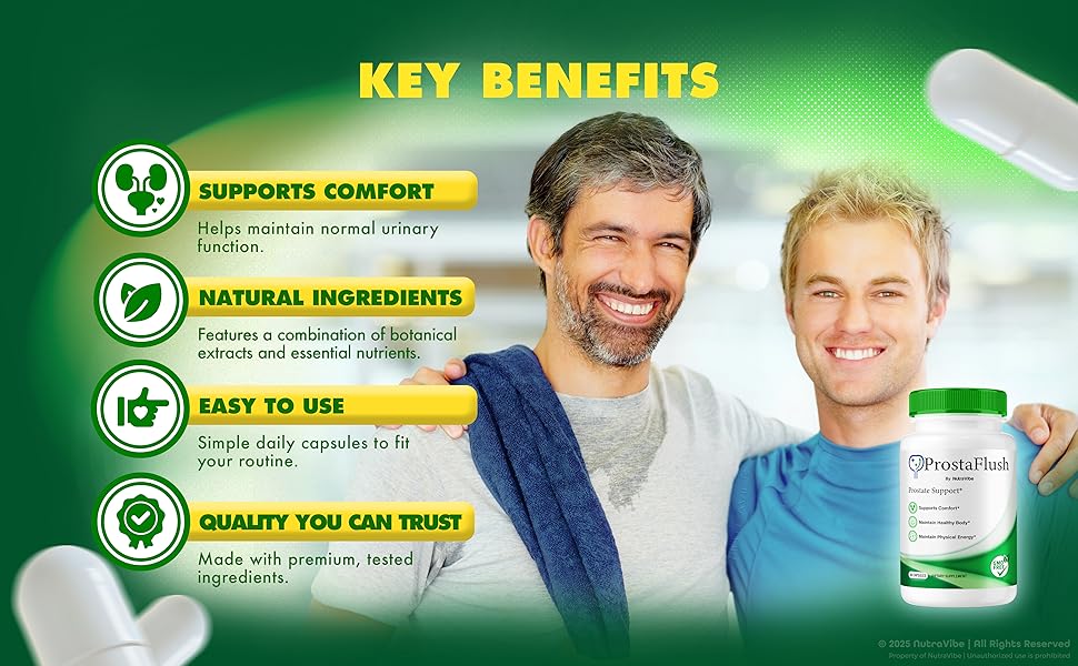 supplement vitamin prostate support active fitness body premium all-natural made in usa hombras