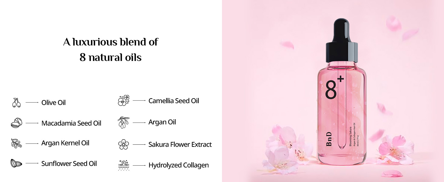 BnD 8+ hair oil