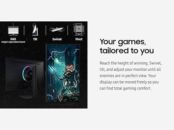27 inch Odyssey G7 G70D 4K UHD Smart Gaming Monitor