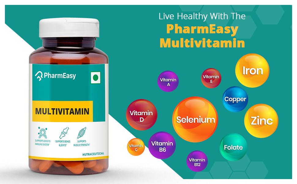 Advanced Multivitamin Capsules with Vitamins and Minerals, Zinc, Calcium, Vitamin C, Vitamin D2, and Antioxidants, for Immunity & Energy - (120 Multivitamin Capsules) Pharmacy Healthy Multivitamin Vitamin A Vitamin B6 Stay healthy with selenium copper iron zinc
