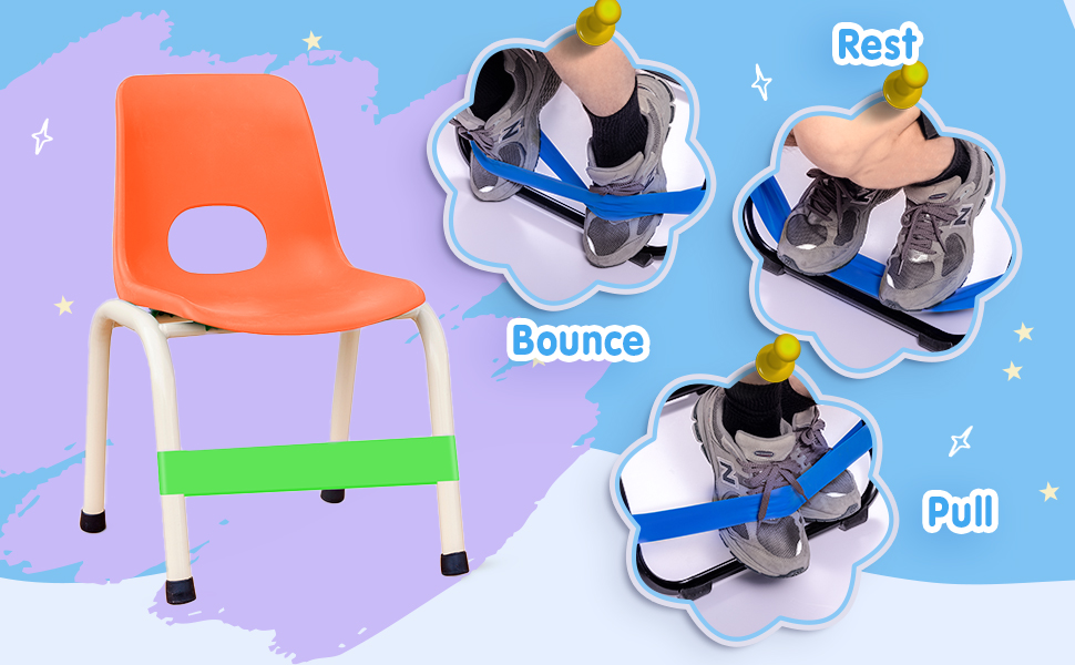 Amazon Berlune 24 Pcs Classroom Chair Bands Fidget Chairs And