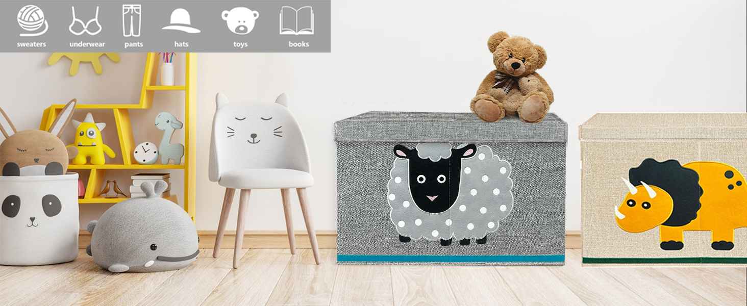 Large Kids Toy Storage Box