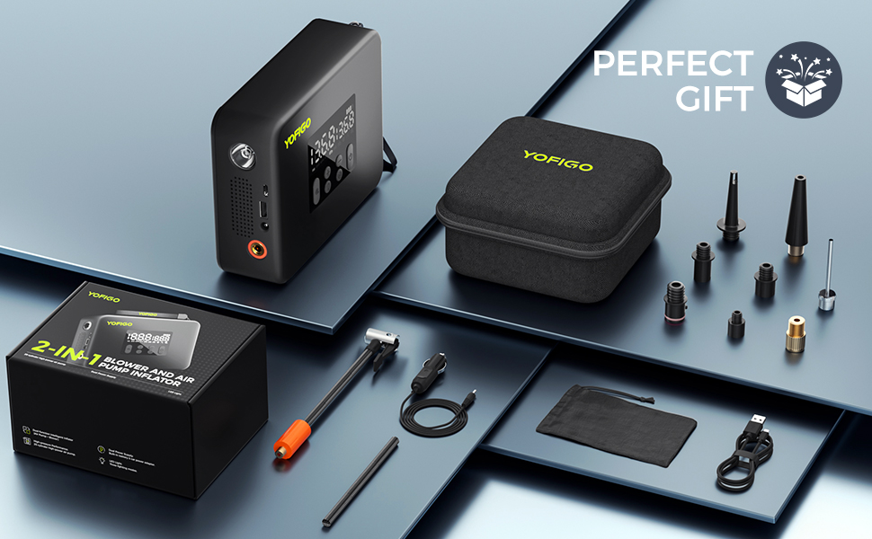 Electric air pump package contents