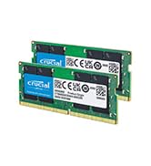 Crucial 16GB DDR4-2666 SODIMM 2枚　32GB Crucial 32GB Kit (16GBx2) DDR4 2666 MT/s (PC4-21300) DR x8