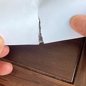 The back of the paper must have a plastic film